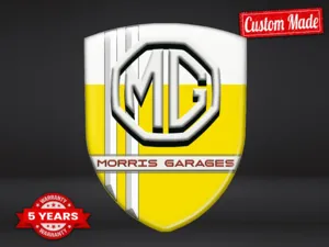 MG Autocollants Logo Auto Résistants Pro Qualité